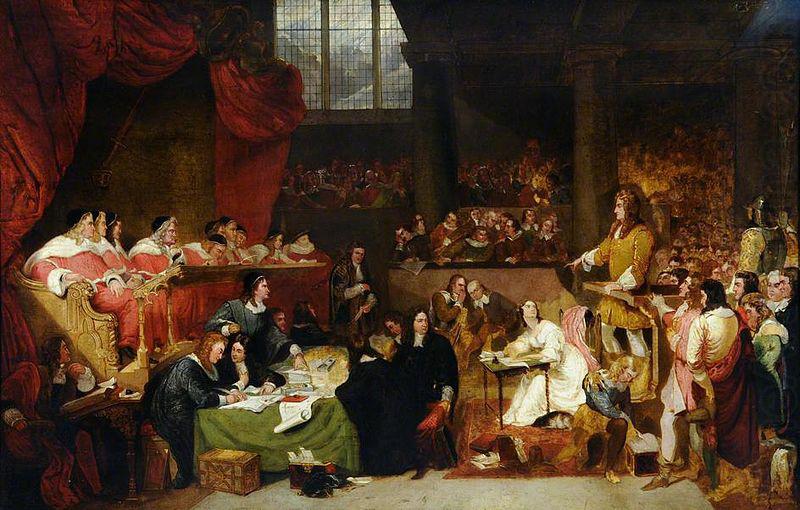George Hayter Trial of William Lord Russell in 1683, china oil painting image